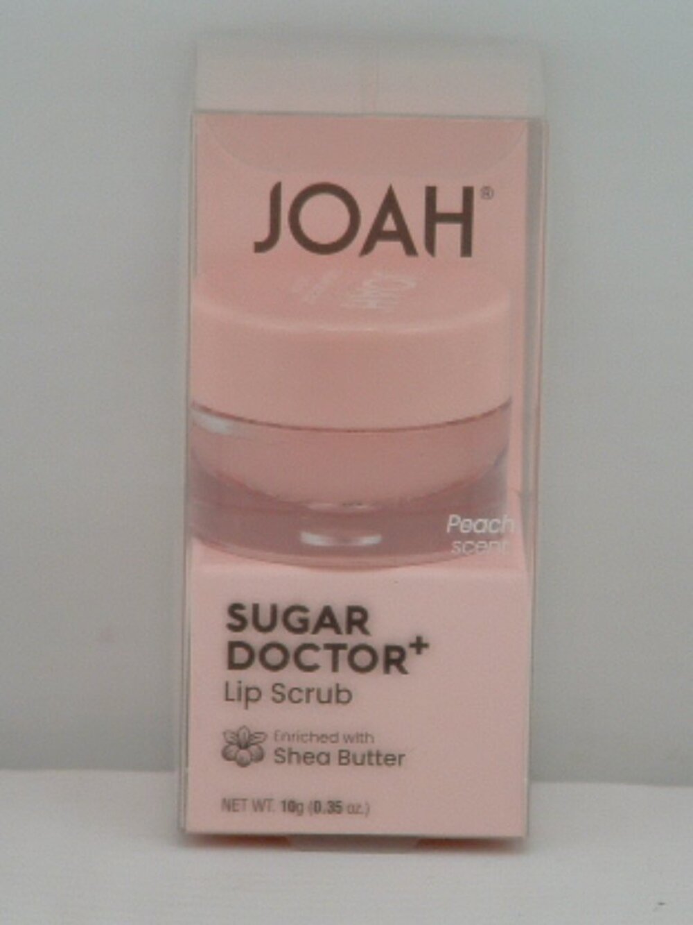 JOAH Sugar Doctor Lip Scrub Peach Scent JLT501 0.35 oz